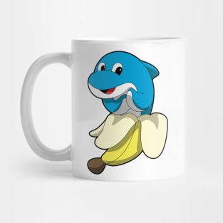 Dolphin with Banana Mug